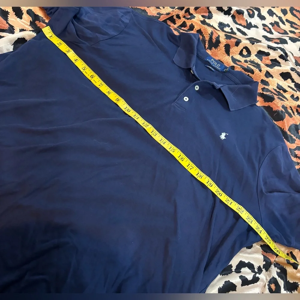 Polo by Ralph‎ Lauren Men's Navy Blue Polo Shirt